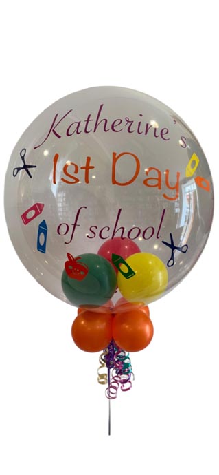 Personalised First Day of School balloon kerry